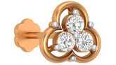 18K Gold & Diamond Nose Pin KRA50188